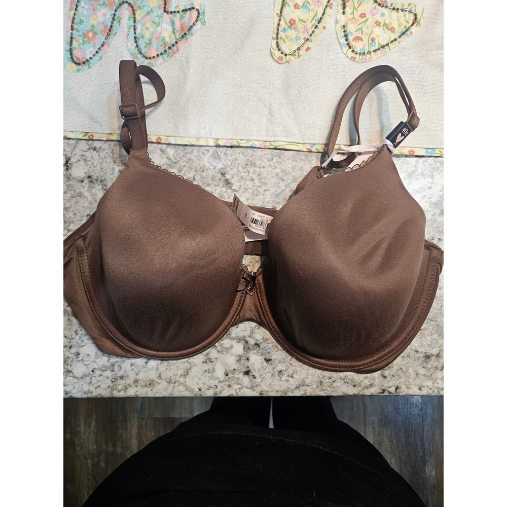 NWT Victoria Secret Body by Victoria Brown Lightly Lined Demi Bra 40C 11205777